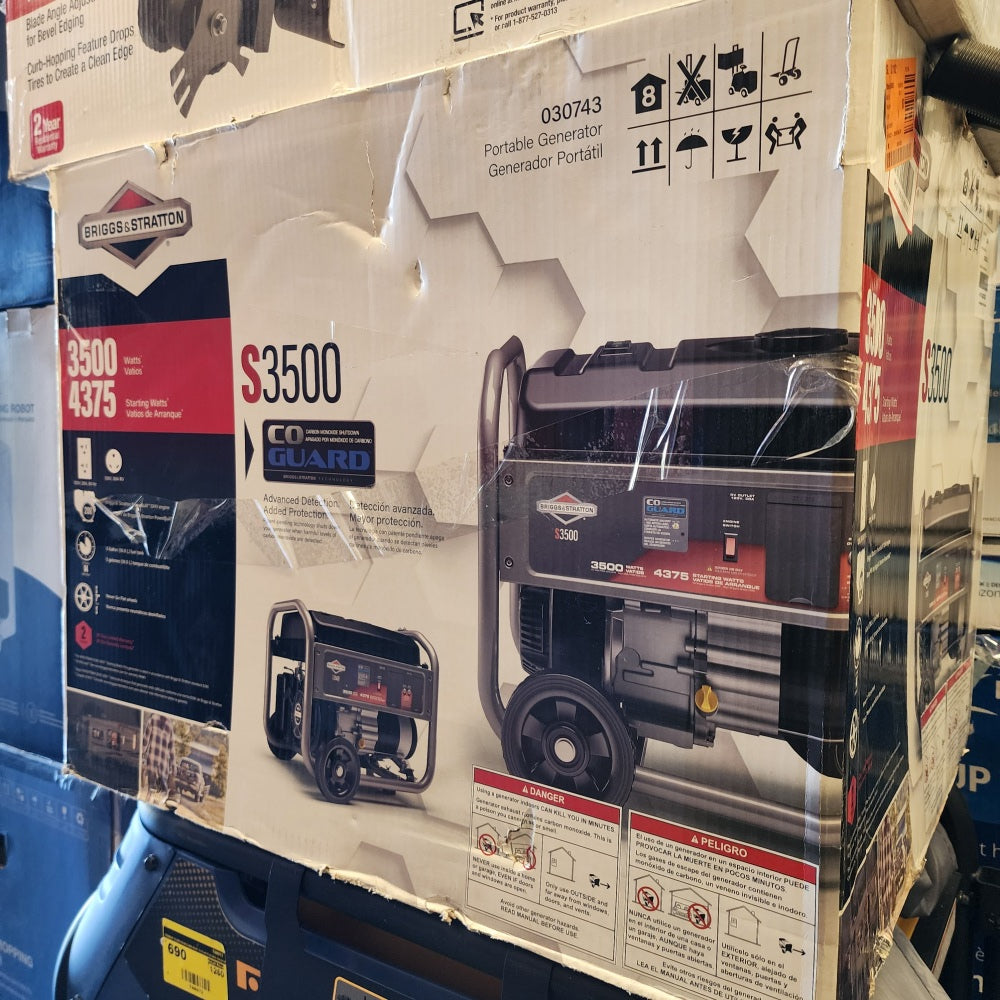 3500 Watt Recoil Start Gasoline Powered Portable Generate 3500 Watt Recoil Start Gasoline Powered Portable Generate